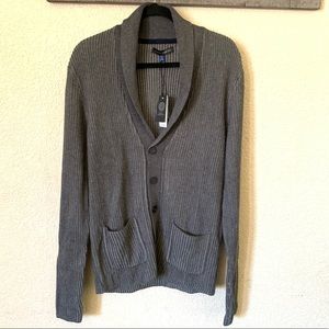 Vince Camuto Ribbed Cardigan Sweater Small